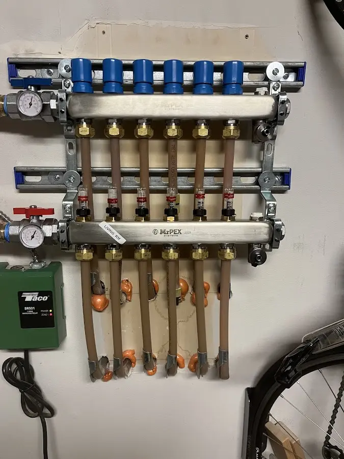 Plumber performing Leak Detection at a residential property in Walden